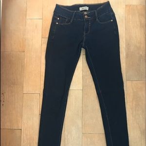 Hailey dark wash skinny jeans